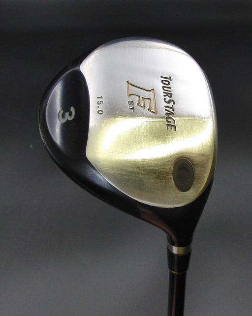 TourStage BridgeStone F ST 15° 3 Wood Stiff Graphite Shaft Golf Pride Grip