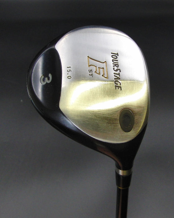 TourStage BridgeStone F ST 15° 3 Wood Stiff Graphite Shaft Golf Pride Grip