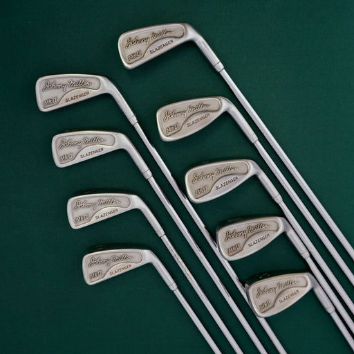 Vintage Set Of 9 x Slazenger Johnny Miller MKII Irons 3-SW Regular Steel Shafts