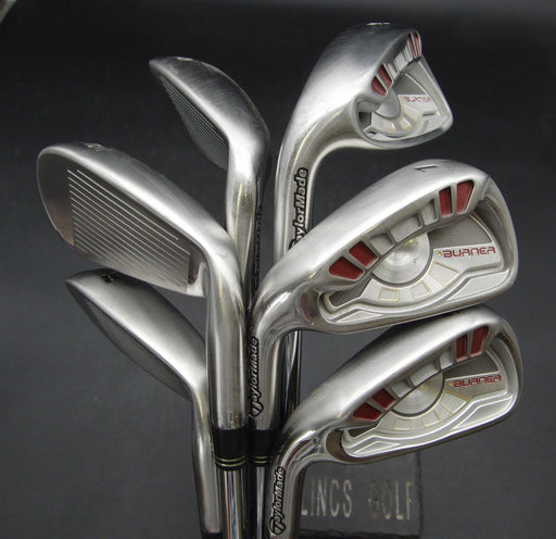 Left-Handed Set of 6x TaylorMade Burner Japanese Model 5-PW Irons Regular Steel