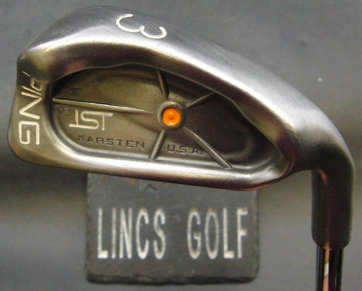 Ping ISI Karsten Orange Dot 3 Iron Stiff Steel Shaft Ping Grip