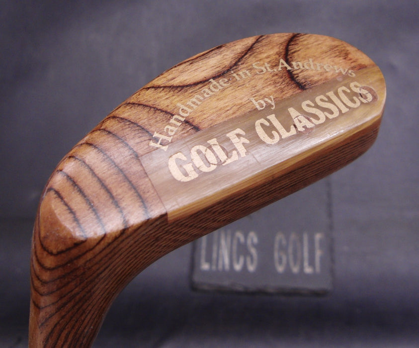 ST Andrews Golf Classics Putter Wood Shaft 90cm Length Orange Grip