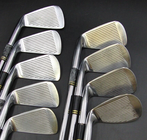 Set of 9 x Slazenger Seve Ballesteros Irons 3-SW Regular Steel Shafts Avon Grips