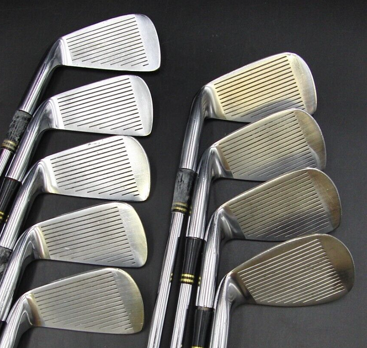 Set of 9 x Slazenger Seve Ballesteros Irons 3-SW Regular Steel Shafts Avon Grips