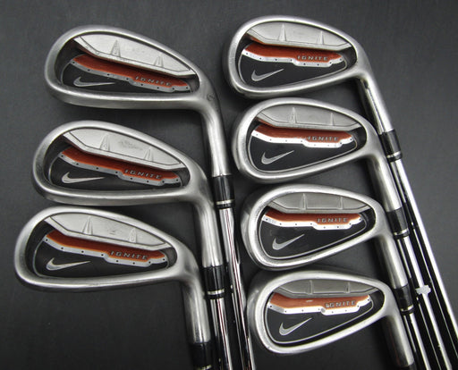 Set of 7x Nike Ignite Irons 4-PW Uniflex Steel Shafts Nike Grips