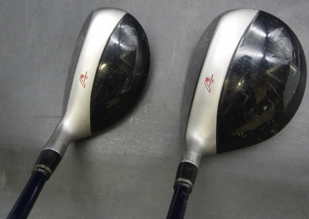 Set of 2 Advisor Daiwa Fresh 15° 3 Wood + 22° 4 Hybrids Regular Graphite Shafts