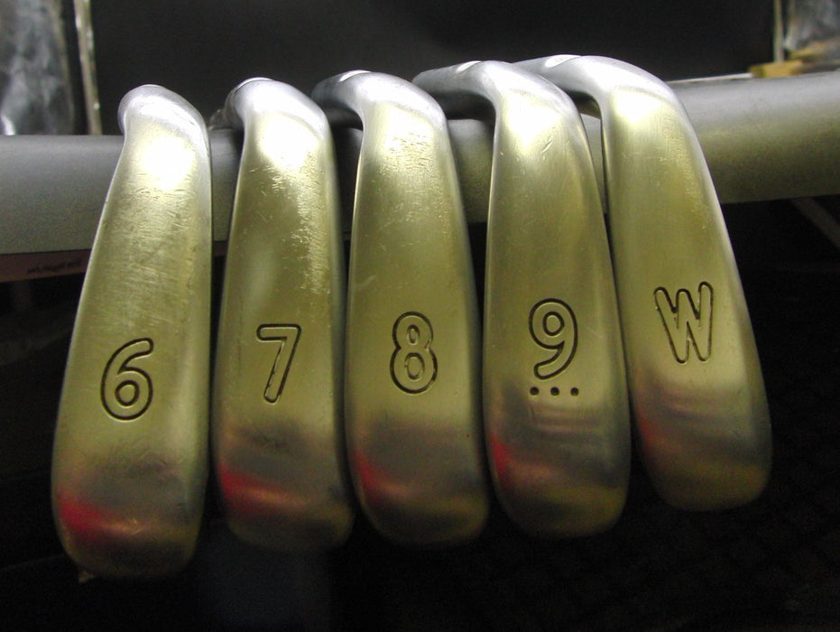 Set of 5x Ping i200 Black Dot Irons 6-PW Stiff Steel Shafts Golf Pride Grips