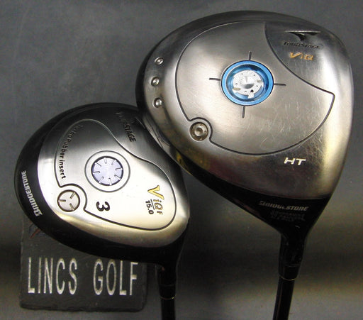 Set of 2 Bridgestone ViQ Driver + 3 Wood Regular Graphite Shafts
