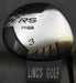 PRGR RS 3 Wood Stiff Graphite Shaft  Black Grip