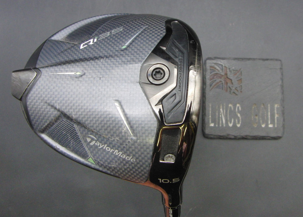 TaylorMade Qi35 10.5° Driver Stiff Graphite Shaft Tour Edge Grip (Damaged Head)