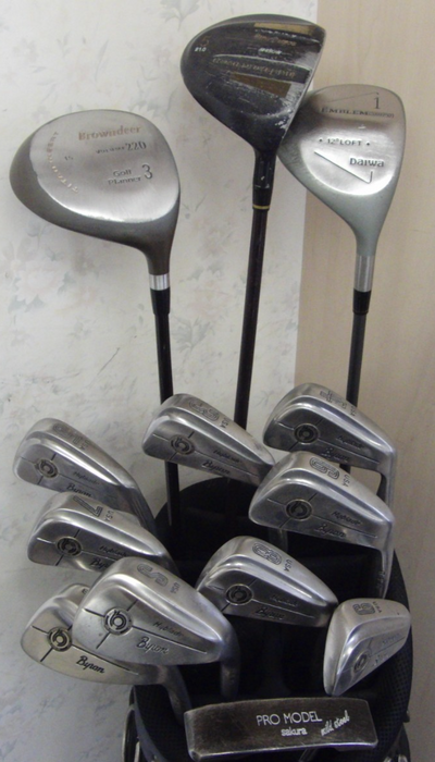 Set of Byron Hyblade 17-4 PH 3-SW + Driver + 3 Wood + 5 Wood + Putter