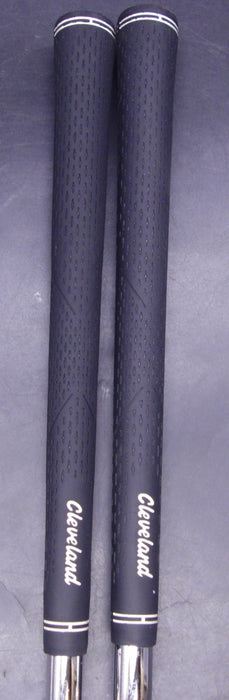 Set of 2 Cleveland CG16 JV Gap & Sand Wedges Stiff Steel Shafts Cleveland Grips