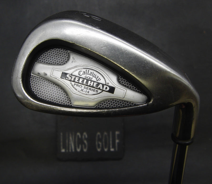 Callaway Steelhead X-14 Pro Series 9 Iron Stiff Steel Shaft Golf Pride Grip