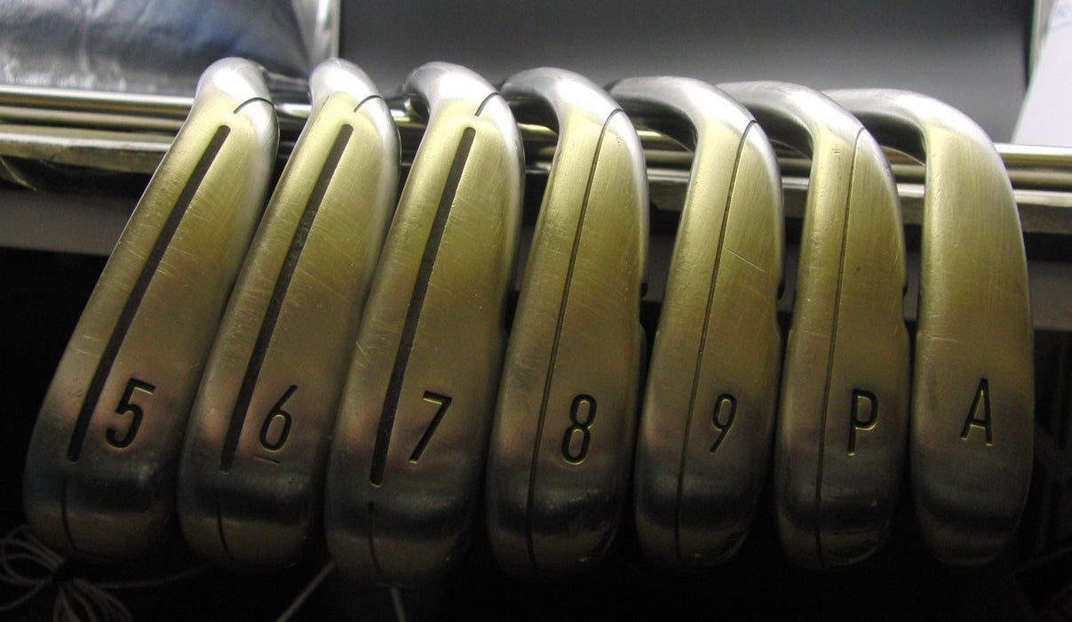 Set of 7x TaylorMade M4 2021 5-PW + AW Irons Stiff Steel Shafts*