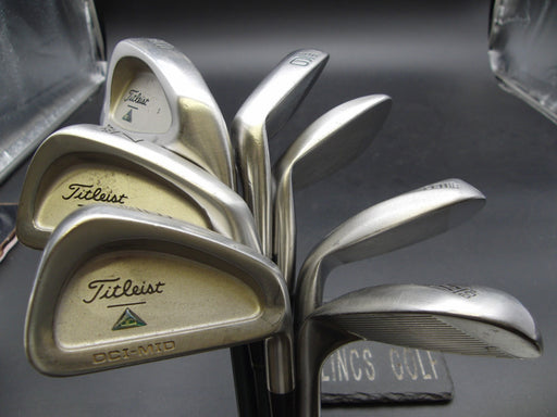 Set of 7x Titleist DCi Mid Irons 6-SW+GW Regular Graphite Shafts Royal Grips*