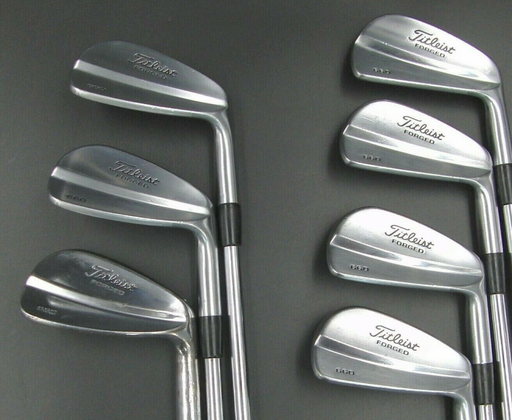 Set of 7 x Titleist 660 Forged Irons 4-PW Stiff Steel Shafts Golf Pride Grips
