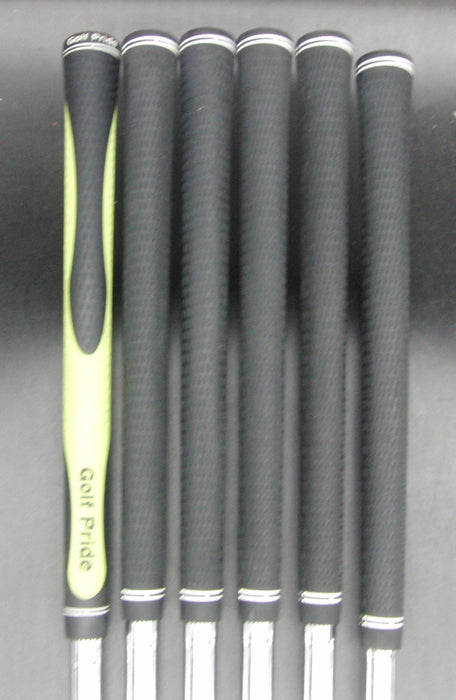 Set of 6 x Mizuno JPX E500 5-PW Regular Steel Shafts Golf Pride Grips*
