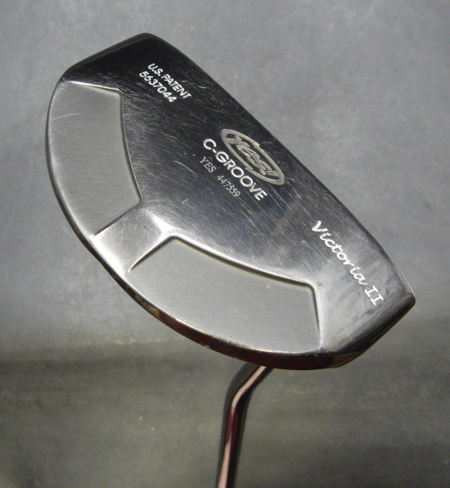 Yes C-Groove Victoria II Putter Steel Shaft 86.5cm Length Psyko Grip