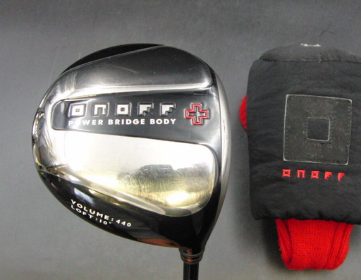 Japanese Onoff Power Bridge Body 10° Driver Stiff Graphite Shaft + TryFit HCover