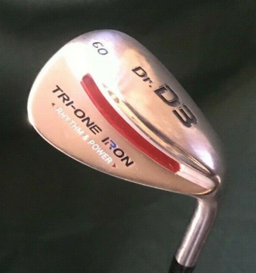 Japanese Dr. D3 Tri-One Rhythm & Power 60 Degree Lob Wedge Weighted Steel Shaft