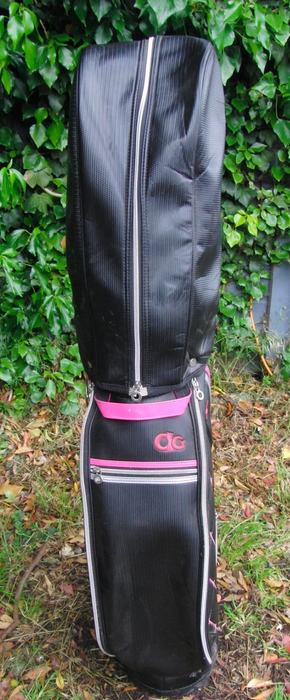 5 Division aG Pink Golf Cart Carry Trolley Golf Clubs Bag*