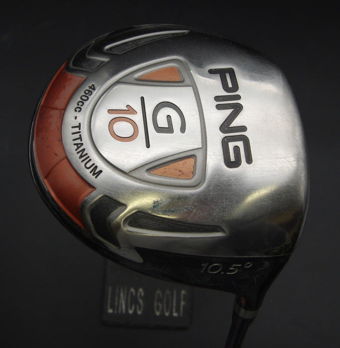 Ping G10 460cc 10.5° Driver Stiff Graphite Shaft Ping Grip*