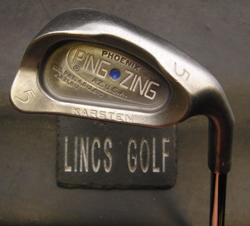 Ping Zing Karsten Blue Dot 5 Iron Stiff Steel Shaft Lamkin Grip