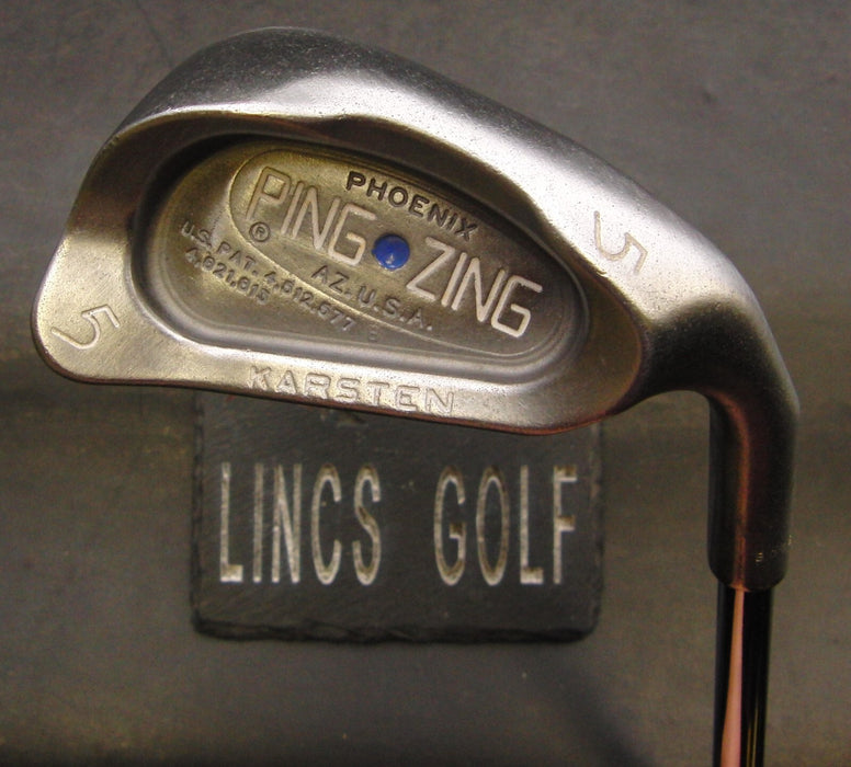 Ping Zing Karsten Blue Dot 5 Iron Stiff Steel Shaft Lamkin Grip