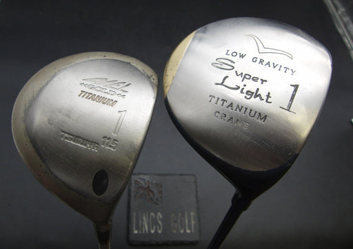 Set of 2 Drivers Ena Super Light & Tsuruya Axel Gold Regular Graphite Shafts