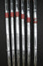 Set of 6x TaylorMade TP R9 Forged Irons 5-PW Stiff Steel Shafts Mixed Grips*