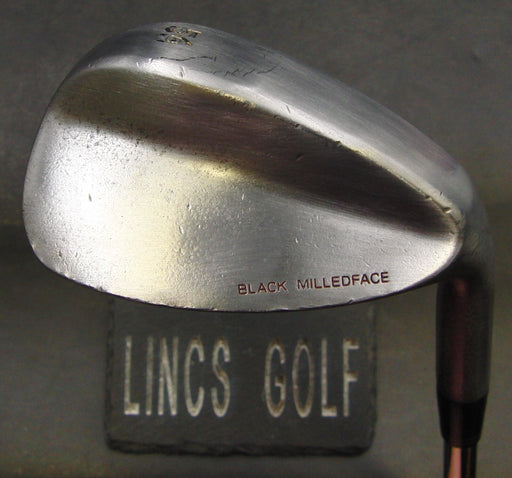 Unbranded Black Milled Face 54° Sand Wedge Stiff Steel Shaft Golf Pride Grip