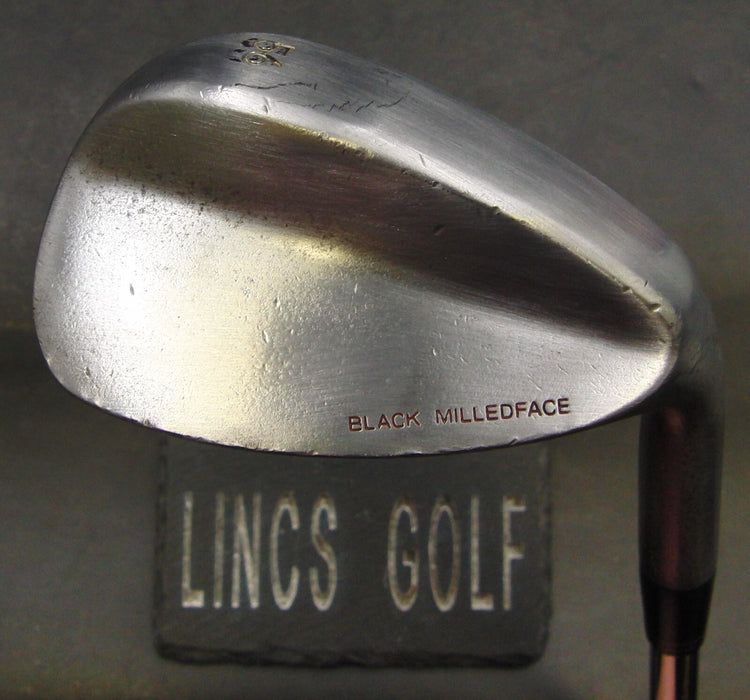 Unbranded Black Milled Face 54° Sand Wedge Stiff Steel Shaft Golf Pride Grip