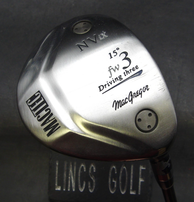 MacGregor Mactec NViX 15° 3 Wood Regular Graphite Shaft Golf Pride Grip