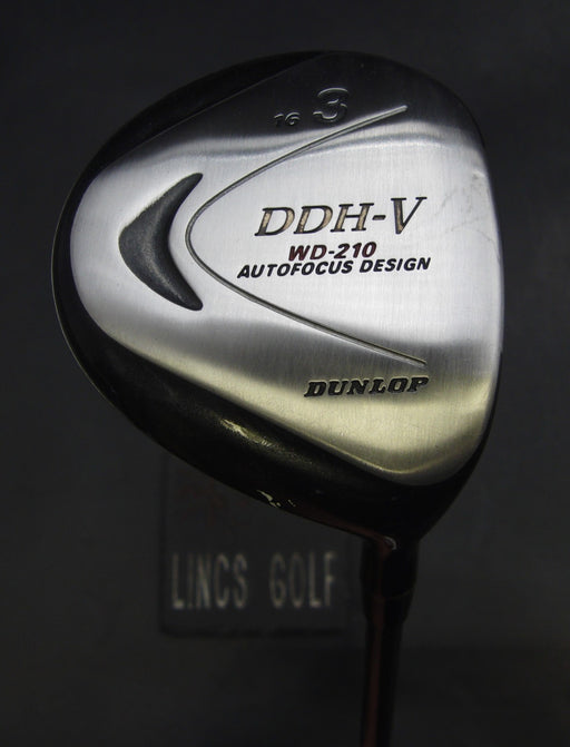 Dunlop DDH-V WD-210 16° 3 Wood Stiff Graphite Shaft Dunlop Grip