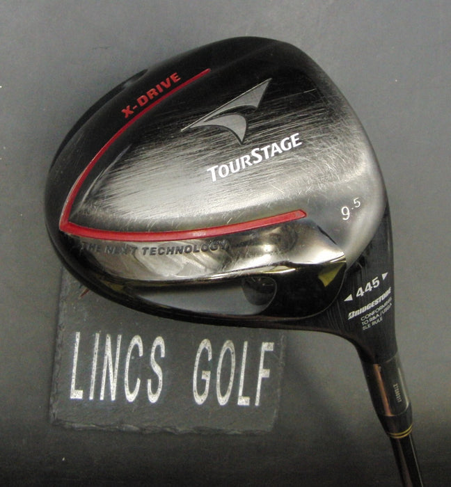 Bridgestone Tour Stage X-Drive 9.5° Driver Stiff Graphite Shaft Elite Grip