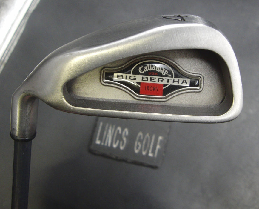 Left-Handed Callaway Big Bertha 1996 4 Iron Firm Graphite Shaft Callaway Grip