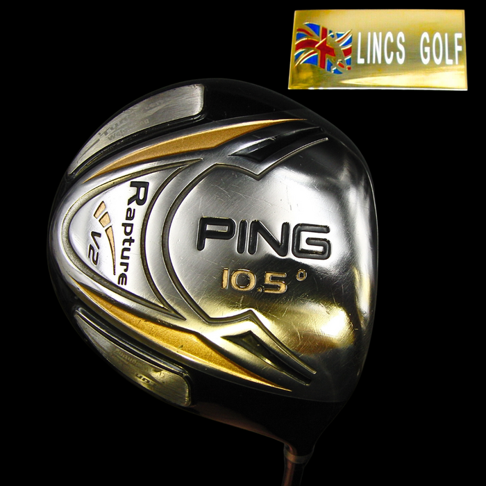 Limited Anniversary Ping Rapture V2 10.5º Driver Regular Graphite + Headcover
