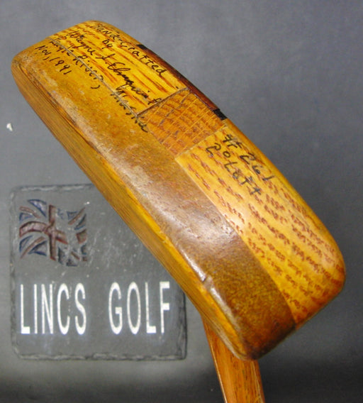 Hand-Crafted Eagle River Alaska Putter 90.5cm Hickory Shaft