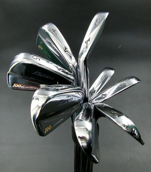Lightly Used Set Of 8 x Mizuno MP100 100th Anniversary Irons 3-PW Stiff Steel
