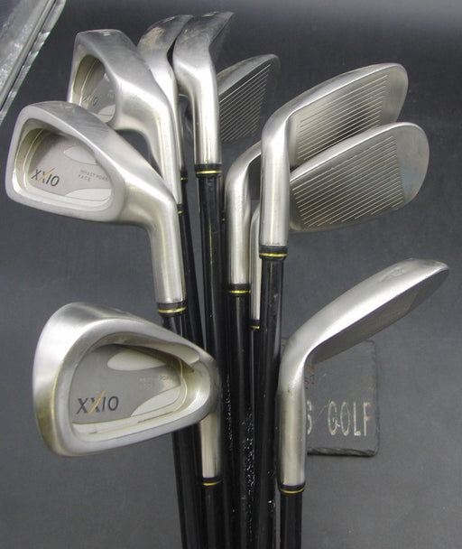 Set of 10x XXIO Impact Power Face 3-SW + AW Irons Regular Graphite Shafts*