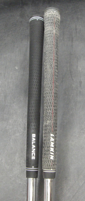 Set of 2 Top Flite Giga Sand+Gap Wedges Stiff Steel Shafts Lamkin/Balance Grips