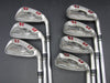 Set of 7x TaylorMade Burner Japanese Model 5-PW + AW Irons Stiff Steel Shafts