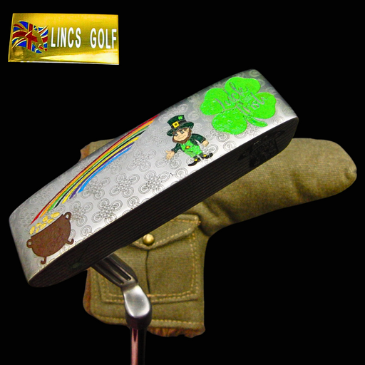 Custom Milled Luck of the Irish Themed Strokers Putter 90cm PSYKO Grip