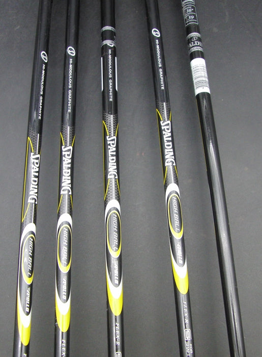 Set of 5x Spalding High Ball 5-9 Irons Regular Graphite Shafts Spalding Grips