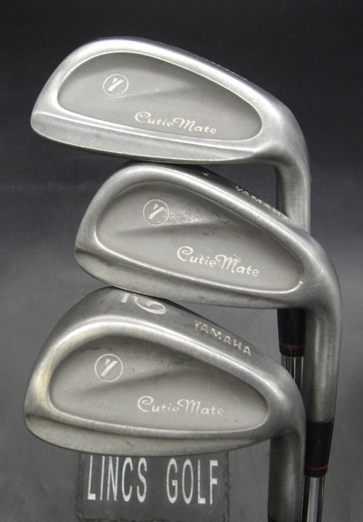 Set of 3 Ladies Yamaha Cutie Mate 5+9 Irons & Pitching Wedge Ladies Steel Shafts