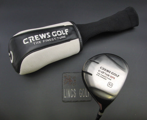 Crews Golf C-Drive 375 9° Driver Stiff Graphite Shaft Crews Golf Grip + HC