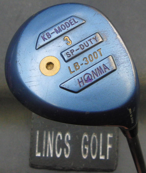 Vintage Honma KB-Model LB-300T 3 Wood Stiff Graphite Shaft Hiro Honma Grip