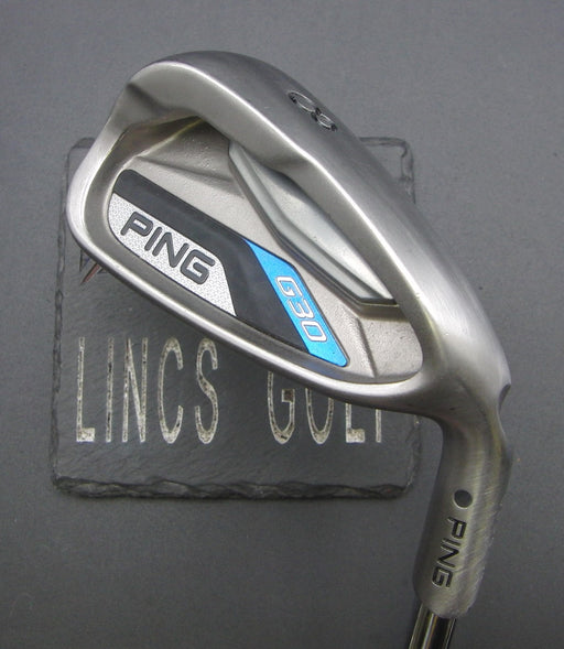 Ping G30 Black Dot 8 Iron Stiff Steel Shaft Black Grip