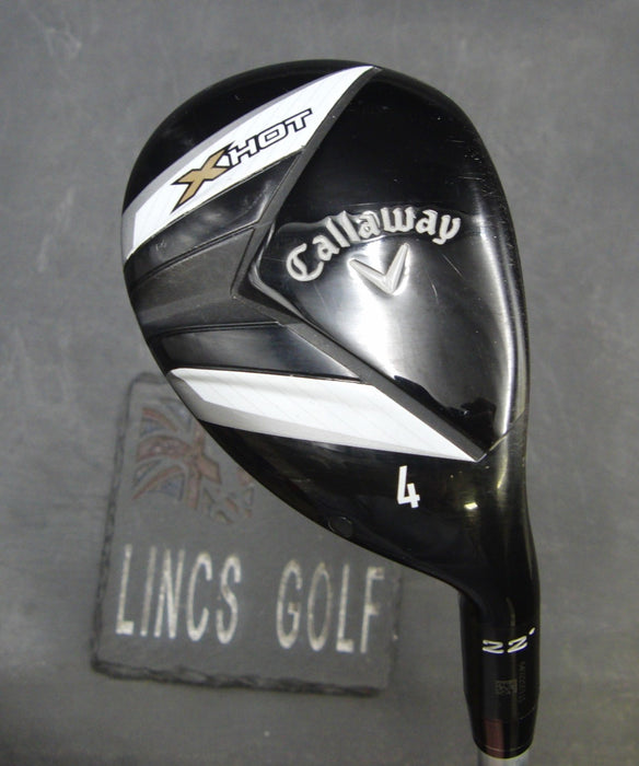 Callaway X Hot 22° 4 Hybrid Regular Graphite Shaft Golf Pride Grip*