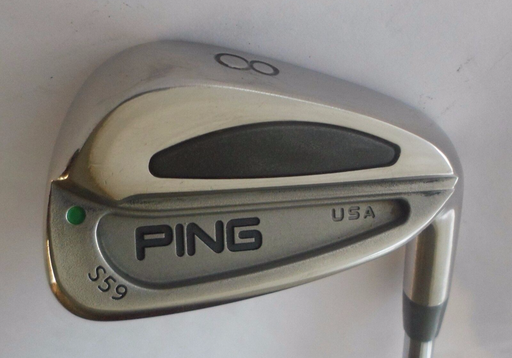 PING S59 Green Dot 8 IRON   Dynamic Gold S400 Stiff Steel Shaft, Lamkin Grip